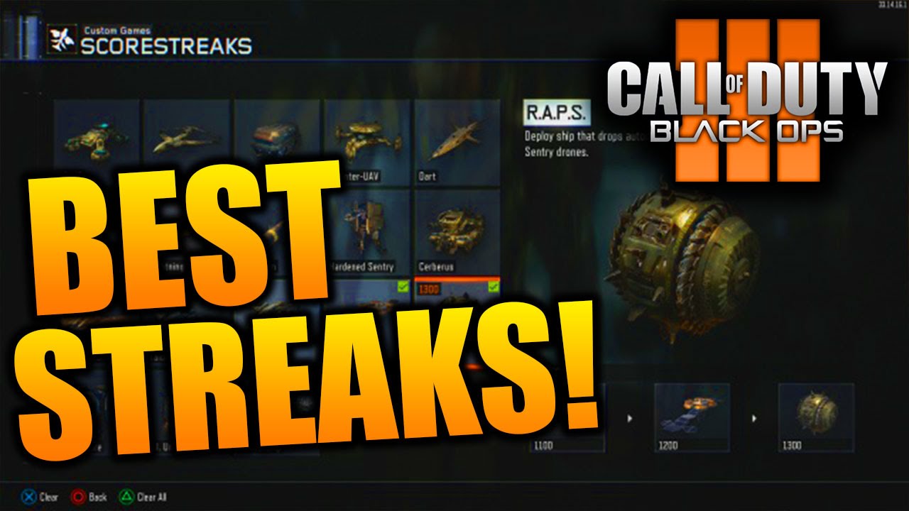 Black Ops 3: Best SCORESTREAK Setups! - Best Killstreaks in Black Ops 3 (Top 5)