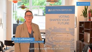 NEEDS-EU in-person workshop 2026 | Zofia Lutkiewicz | Election-Watch.EU