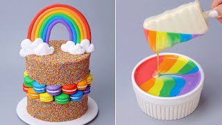 Fancy Rainbow Cake Decorating Recipes For Any Occasion | Perfect Chocolate Cake Compilation