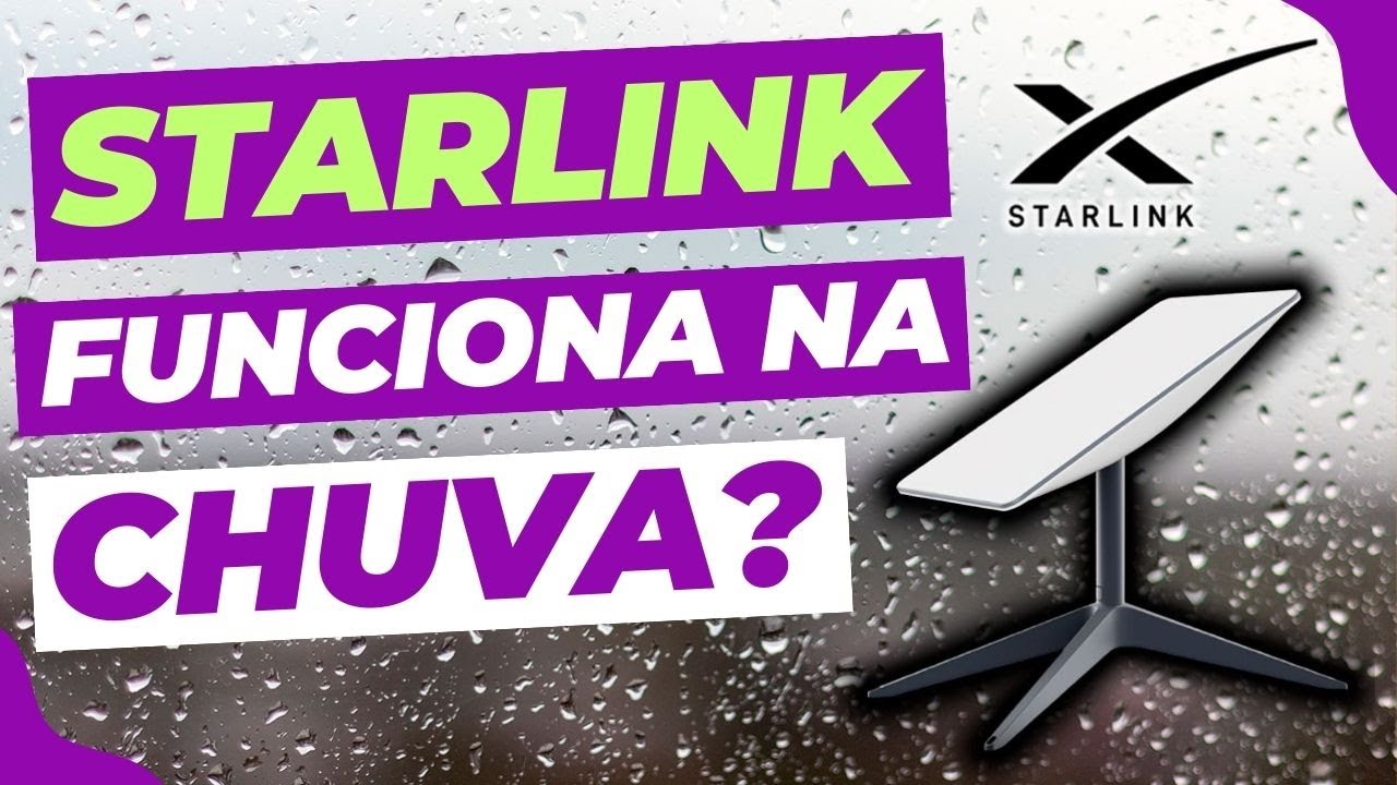 STARLINK INTERNET - Desafio da CHUVA: Testando o Sinal em Condições ...