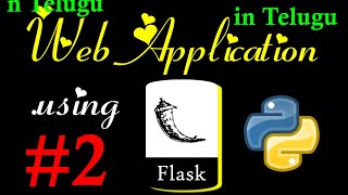 #2 Web Application using Flask in Python Telugu by Kotha Abhishek