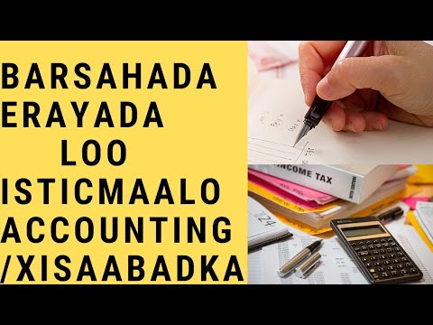 Barashada accounting - Barsahada erayada loo isticmaalo accounting