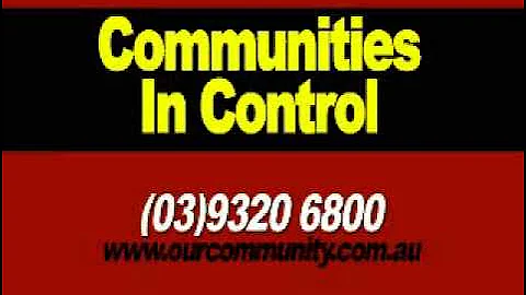 Communities in Control Conference 2008