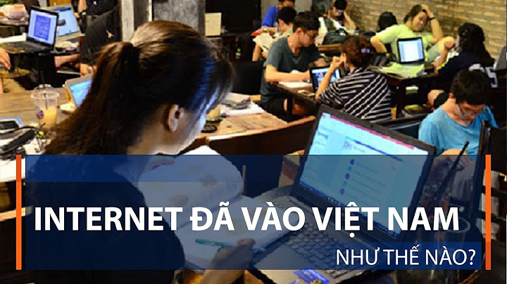 Dịch vụ internet cung cấp ở việt nam khi nào