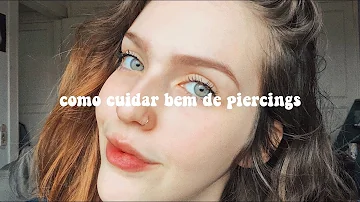 Quais são os cuidados com piercing no nariz?