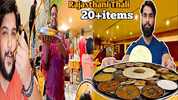 Traditiona Rajasthani Dal Bati Churma | Thali House Sindhi camp Bus stand Jaipur |street food jaipur