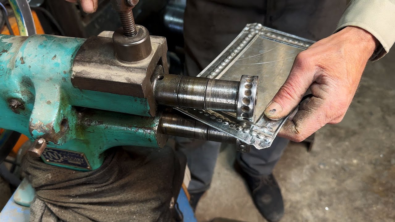 Watch This Metal Sheet Turn Into a Portable Cooking Fire Pit!