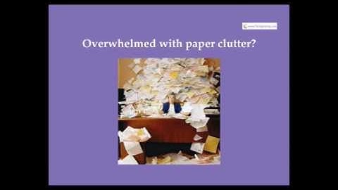 How to organize home and office file drawers instructional video preview