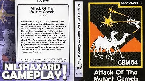 Attack of the Mutant Camels "AMC" (1983) by Lamasoft -Commodore 64-