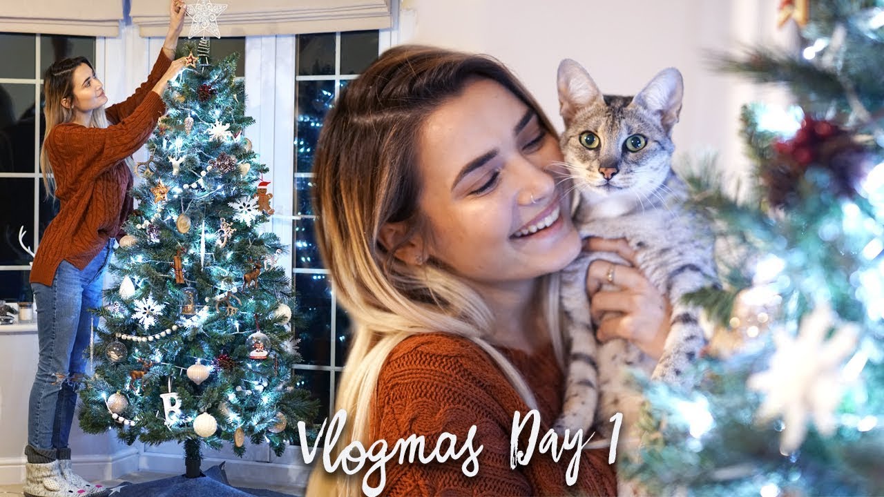 PUTTING UP OUR CHRISTMAS TREE *FAIL* | VLOG MAS - YouTube