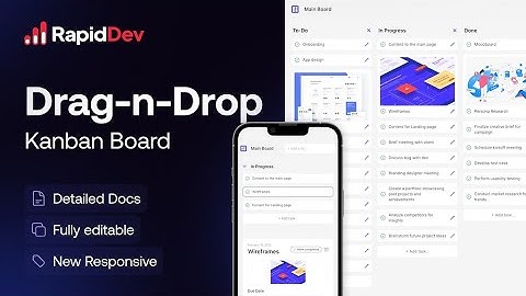 Drag-n-Drop Kanban Block