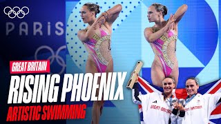historic medal great britain free artistic swimming routine