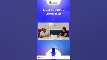 Deepak Rai at UiPath Community Day | #testing #shorts #agenticai