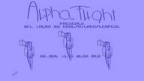 Alphaflight Cracktro for the C64