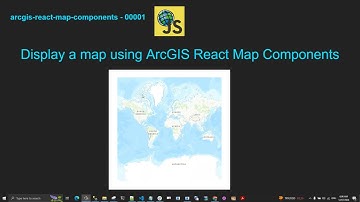 Display a map using ArcGIS React Map Components