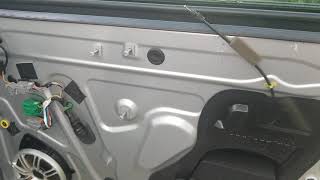 2009 GMC Acadia Removal of Passenger side door panel