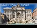 Trevi Fountain Close-Up | Real Water Sounds Rome 4K