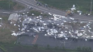 群馬・伊勢崎市などで突風被害 屋根が飛ばされたりする被害が相次ぐ