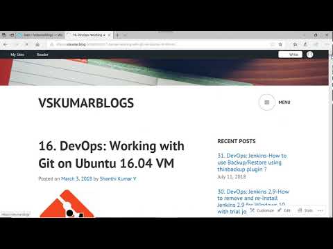 Installation of Git on Ubuntu 18.04 LTS Bionic Beaver.