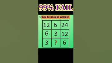 Find The Missing Number Maths Puzzle || QUIZ BEE || Solve This Easy Maths Puzzle 🧐 #shorts
