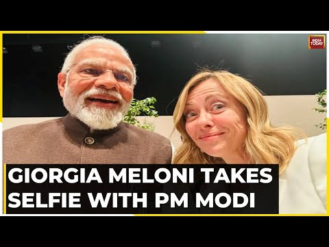 Italian PM Giorgia Meloni's '#Melodi' Selfie Moment With PM Modi At Cop28 Summit