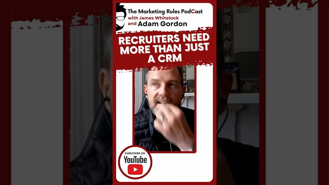 Recruiters Need More Than Just a CRM | Adam Gordon