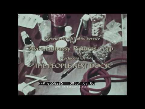 "THE PEOPLE NEXT DOOR" ELI WALLACH ANTI-DRUG ADDICTION PUBLIC SERVICE ANNOUNCEMENT GG58285