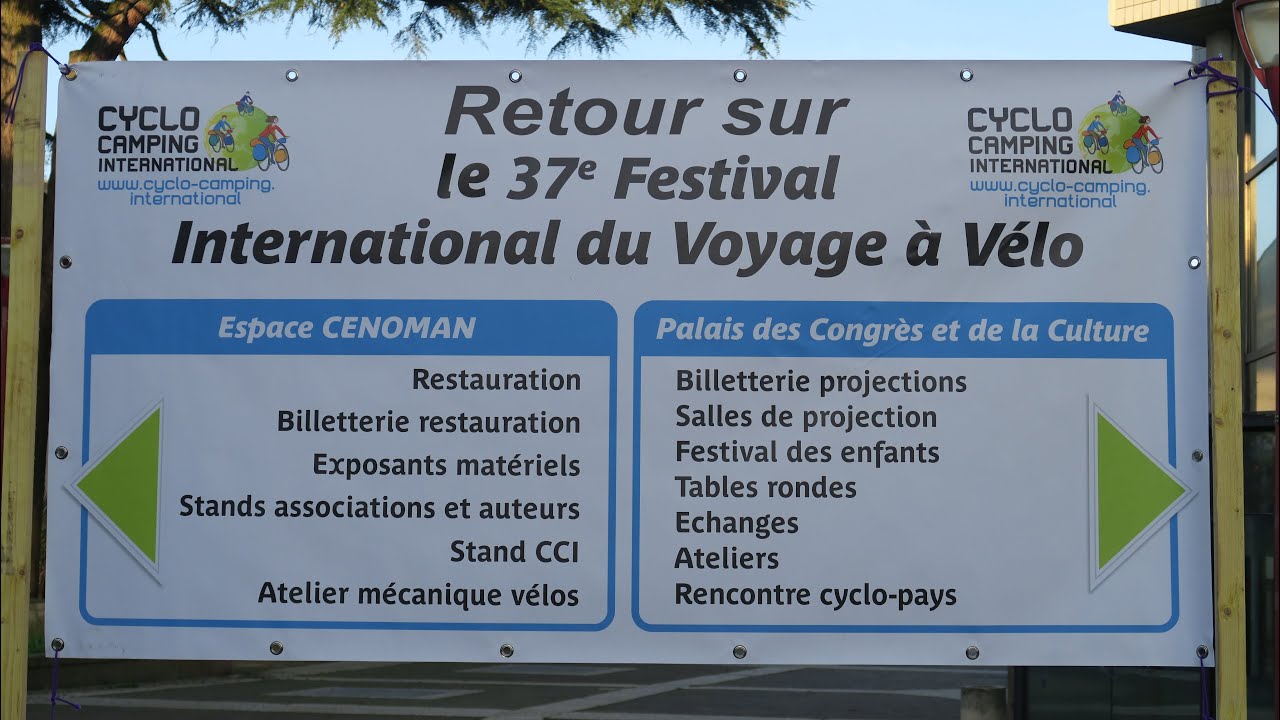 Retour sur le 37e Festival du Voyage à vélo (Cyclo-Camping International - Le Mans - Mars 2024)