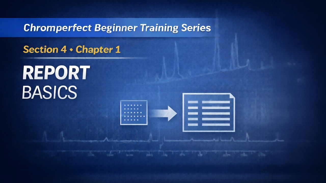 Chromperfect reporting fundamentals diagram showing processed data structured into report output