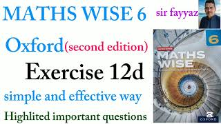 Famous MATHS WISE 6 | EXERCISE 12D | OXFORD SECOND EDITION | EX 12d | Data handling Profile