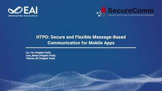 HTPD: Secure and Flexible Message-Based Communication for Mobile Apps screenshot 4