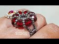 💫DIY Glittering Crystal Ring (0173)