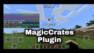 Details Plugin || MagicCrates || Minecraft Pe || Donwload || Update
