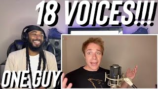 ONE GUY, 18 VOICES! (Post Malone, Britney Spears, Harry Styles & MORE) [Reaction]