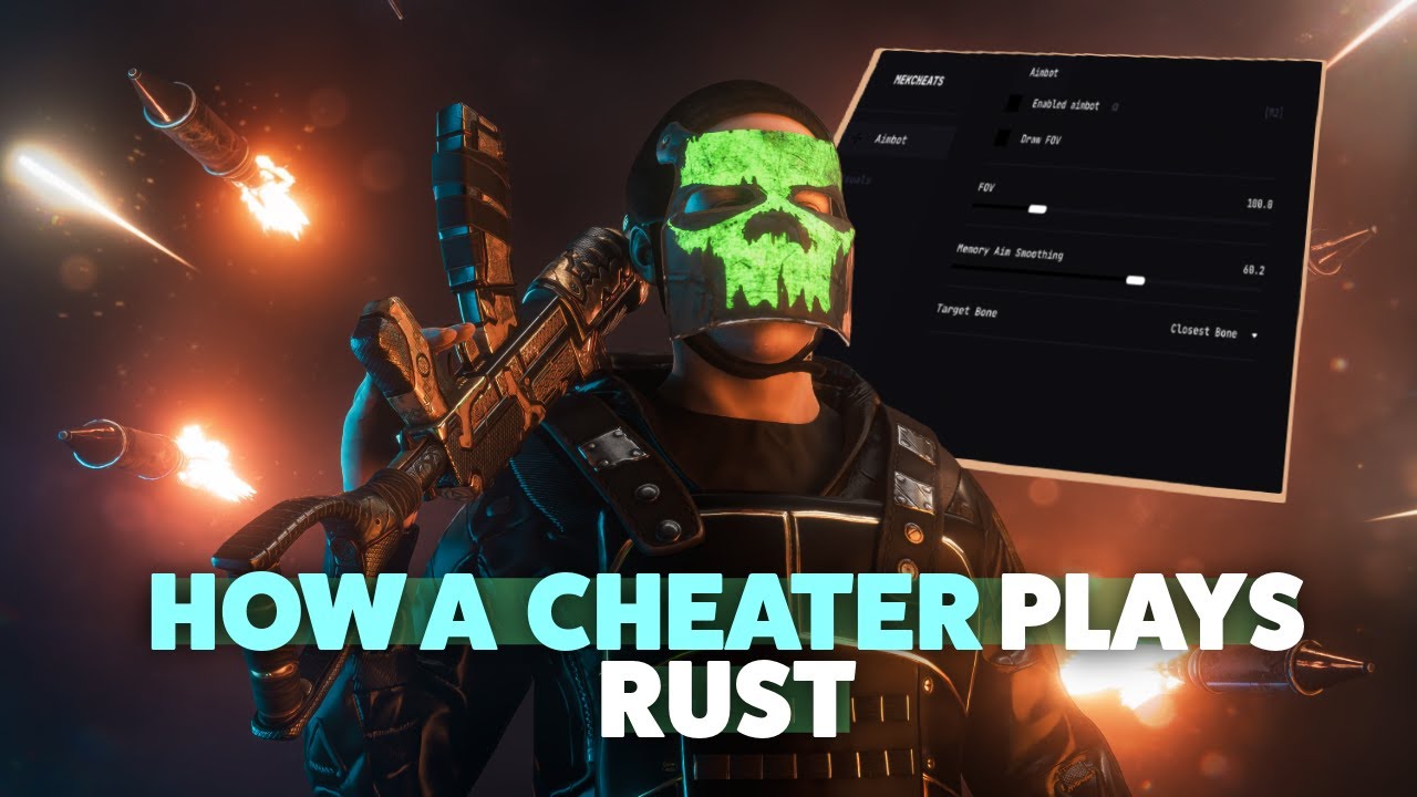 How A Cheater Plays Rust With A External Cheat!