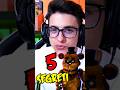 5 Segreti Nascosti sul Film di Five Nights at Freddys!?#short #shorts #lorenzist #fnaf #divertente