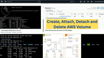 How to attach a volume to ec2 instance | AWS block storage | how to modify and delete volumes in aws