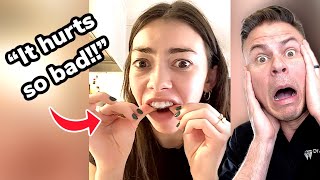 She Didn’t Wear Her Retainers For MONTHS… She Put Them In And THIS Happened | TheBentist