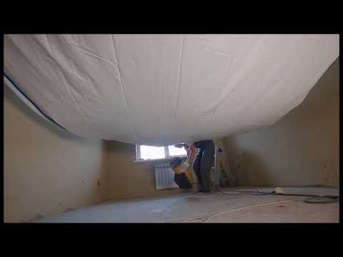 Video: Įtempiamų lubų montavimas „pasidaryk pats“