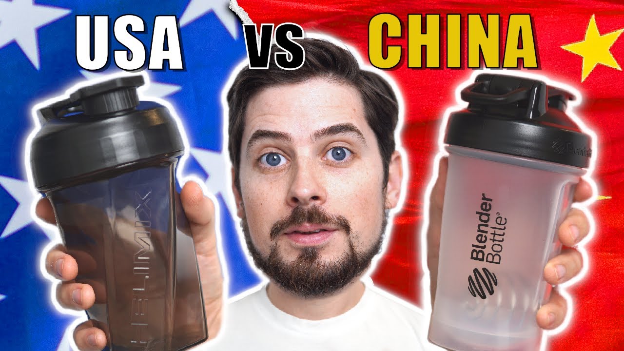 Helimix vs BlenderBottle American Made vs Chinese Protein Shakers
