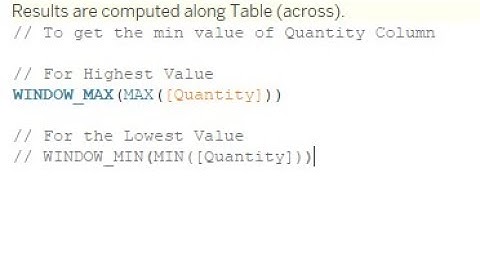 How to Find the Highest and Lowest Number Value in Tableau Desktop - Intact Abode