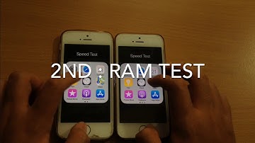 iPhone 5s - iOS 11.2.1 vs iOS 11.1 (speed,ram and basemark test) 1080p video