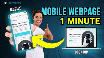 Software that automatically creates mobile version of a webpage - Convertri (2025)