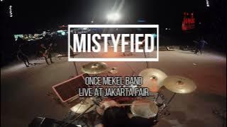 [JIMBOVLOG] MYSTIFIED - ONCE MEKEL BAND - Jimbo DrumCam Jakarta Fair 7 JULI 2016
