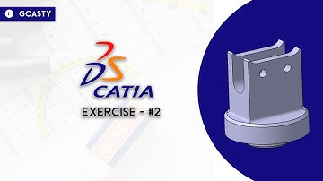 CATIA V5 3D PART MODELING EXERCISE 2 | BEGINNER EXERCISES