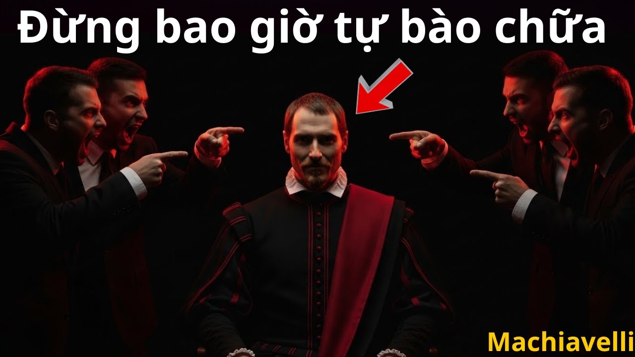 ĐỪNG Bao Giờ Tự Bào Chữa: Tuyệt Chiêu Machiavelli Để Đảo Ngược Thế Cờ