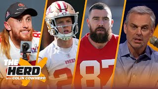 Kelce, CMC, Kittle highlight Colin's Top 10 non-Mahomes players in SBLVIII | NFL | THE HERD