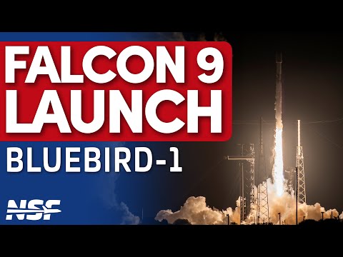 SpaceX Falcon 9 Launches Bluebird-1