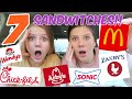 Chicken Sandwich Challenge || Taylor & Vanessa