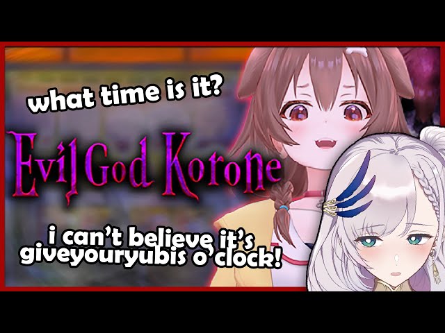 【Evil God Korone】Offer your yubis and everything will be daijoukay【Pavolia Reine/hololiveID 2nd gen】のサムネイル